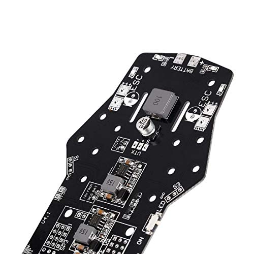 Treedix CC3D PDB PCB Carte de distribution d'alimentation avec BEC 5/12V, buzzer et LED compatible QAV250