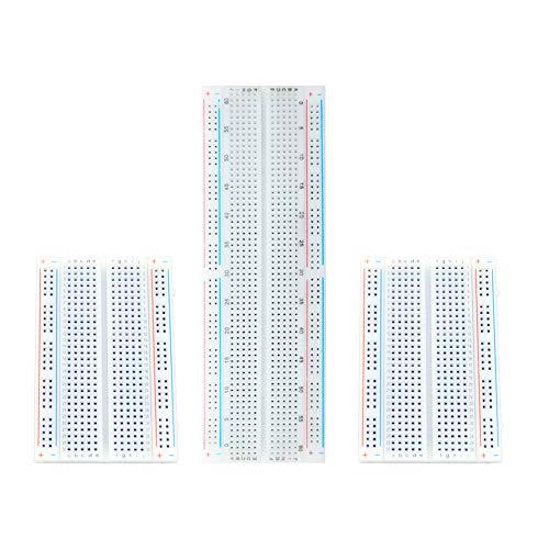Kit Breadboard Treedix, basetta sperimentale senza saldature MB-102, kit basetta prototipazione da 830 punti, compatibile con Arduino, ideale per principianti