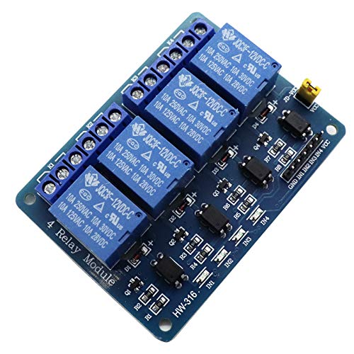 Module de relais Treedix 5V 2, 4, 8 canaux avec isolation par optocoupleur, carte de contrôle de relais compatible avec Arduino UNO R3, Raspberry Pi, DSP, AVR, PIC, ARM