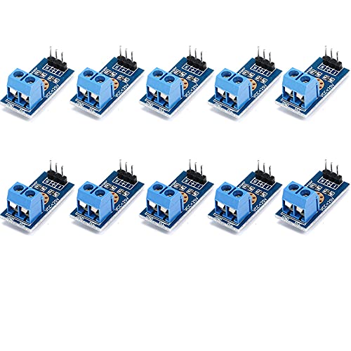 Treedix 10 Stück Spannungserkennungsmodul Spannungssensor DC 0-25V Terminal-Sensor für Arduino UNO Mega Roboter Smart Car Geekstory