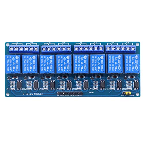 Module de relais Treedix 5V 2, 4, 8 canaux avec isolation par optocoupleur, carte de contrôle de relais compatible avec Arduino UNO R3, Raspberry Pi, DSP, AVR, PIC, ARM