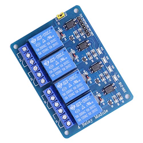Module de relais Treedix 5V 2, 4, 8 canaux avec isolation par optocoupleur, carte de contrôle de relais compatible avec Arduino UNO R3, Raspberry Pi, DSP, AVR, PIC, ARM