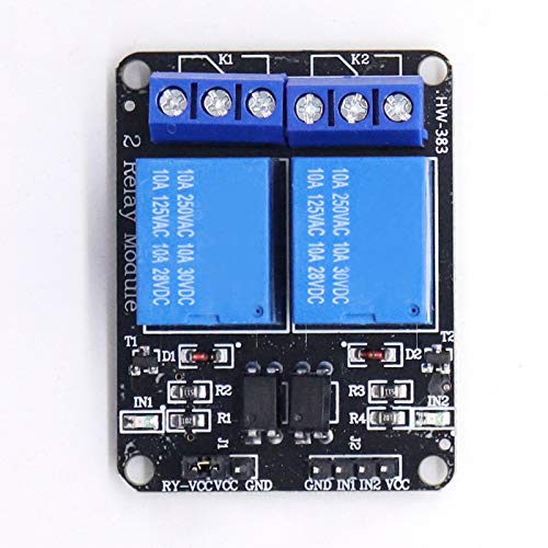 Module de relais Treedix 5V 2, 4, 8 canaux avec isolation par optocoupleur, carte de contrôle de relais compatible avec Arduino UNO R3, Raspberry Pi, DSP, AVR, PIC, ARM