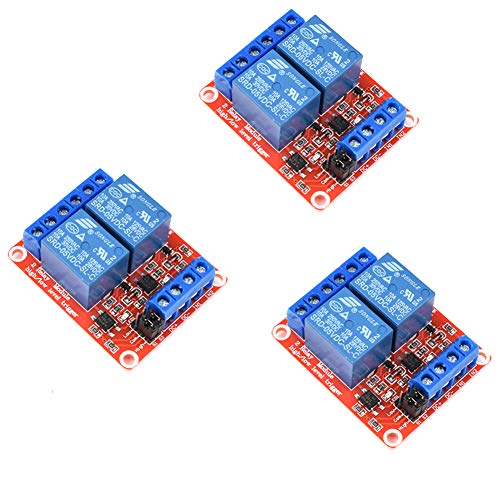 Módulo de relé Treedix de 5-12V con aislamiento por optoacoplador, placa de control de relé compatible con Arduino UNO R3, Raspberry Pi, DSP, AVR, PIC y ARM