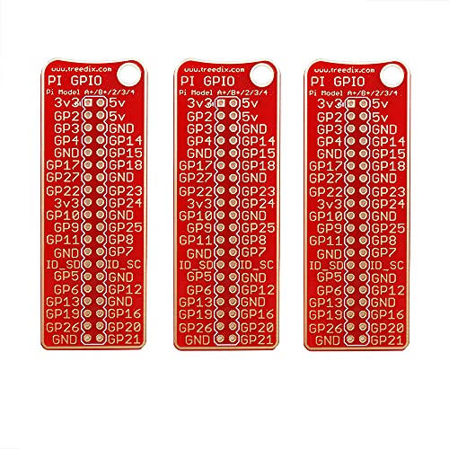 3pcs Pi GPIO Pinout Plus Reference Board for Raspberry Pi A+, B+, 2, 3, 4