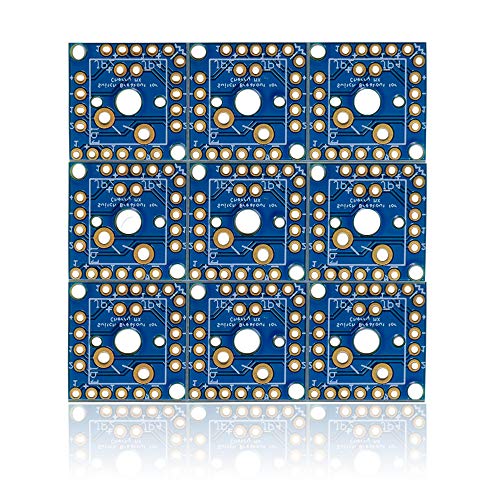 Treedix 9 piezas Placa de prototipado PCB para interruptores de teclado, compatible con Cherry MX